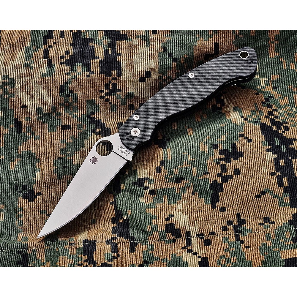 Складаний ніж Spyderco Military 2 G-10 black C36GP2