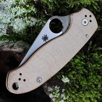 Ніж Spyderco Para 3 Brown Canvas Micarta brown C223MPCW