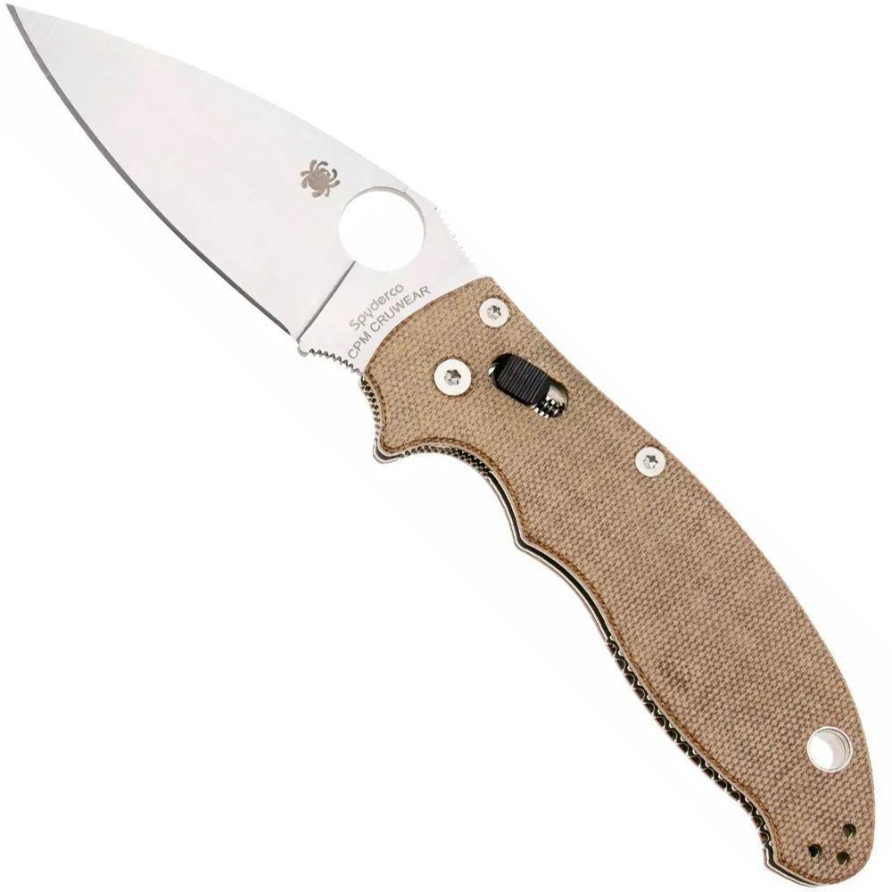 Ніж Spyderco Manix 2 Brown Canvas brown C101MPCW2