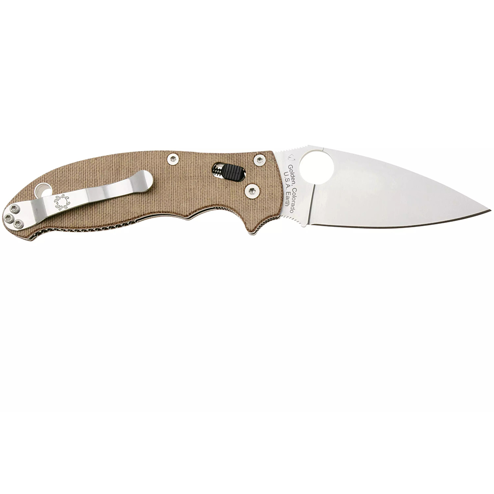Ніж Spyderco Manix 2 Brown Canvas brown C101MPCW2