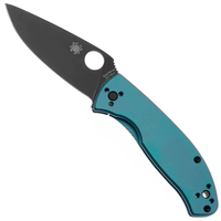 Ніж Spyderco Tenacious Titanium Black Blade blue C122TIBLBKP