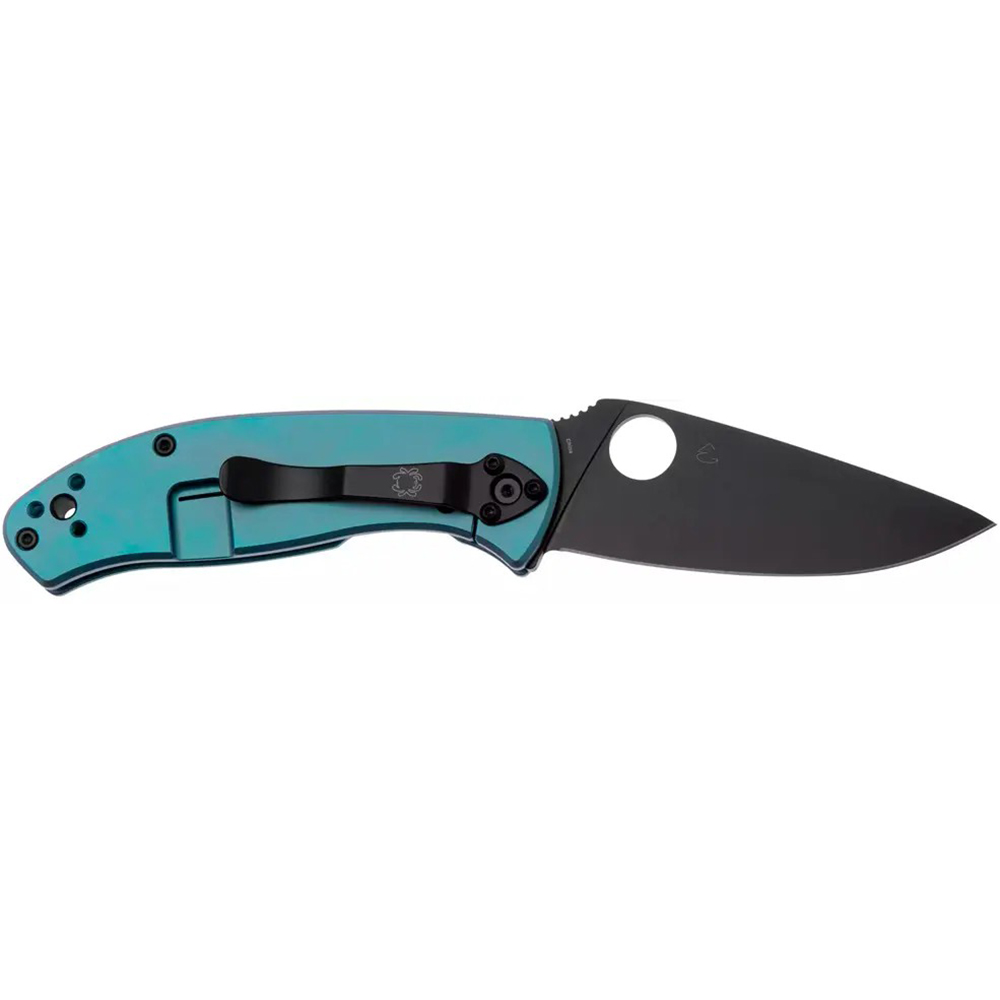 Ніж Spyderco Tenacious Titanium Black Blade blue C122TIBLBKP