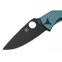 Ніж Spyderco Tenacious Titanium Black Blade blue C122TIBLBKP