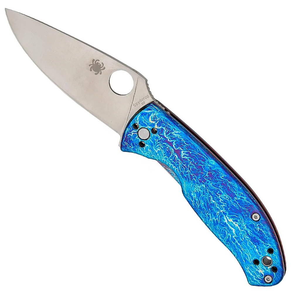 Ніж Spyderco Tenacious blue C122TIBLD2P