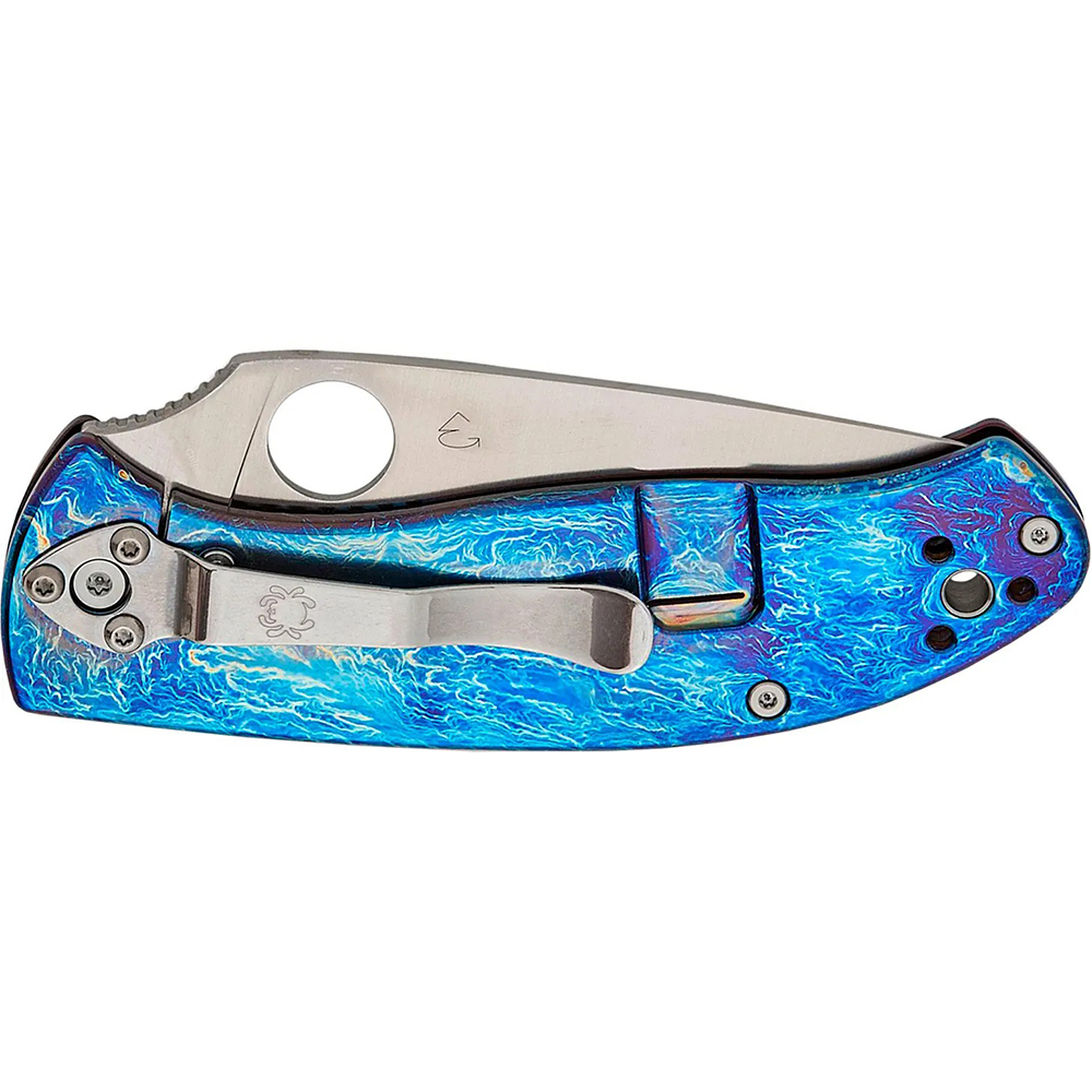 Ніж Spyderco Tenacious blue C122TIBLD2P